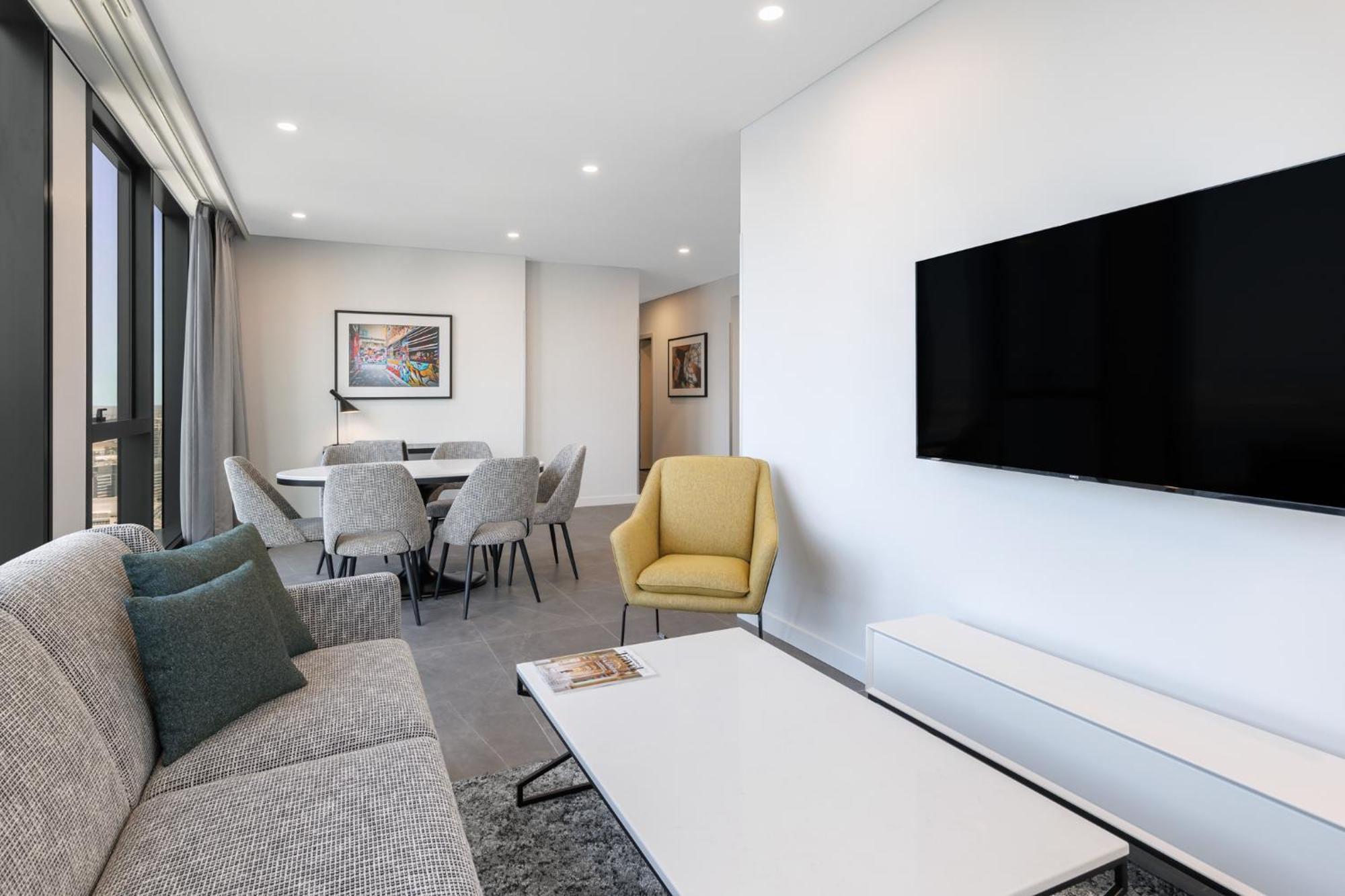 Meriton Suites Мельбурн Екстер'єр фото A typical apartment interior