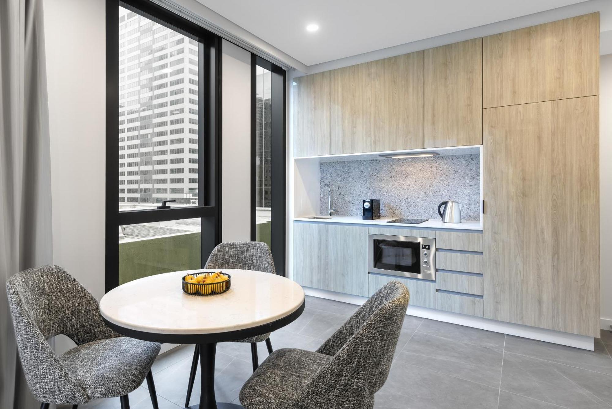Meriton Suites Мельбурн Екстер'єр фото Kitchen